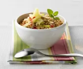 Kleiemüsli mit Apfel