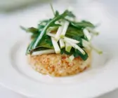 Topinamburcreme mit Salat