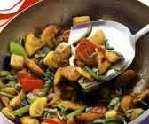 Low Carb Hähnchen Pfanne
