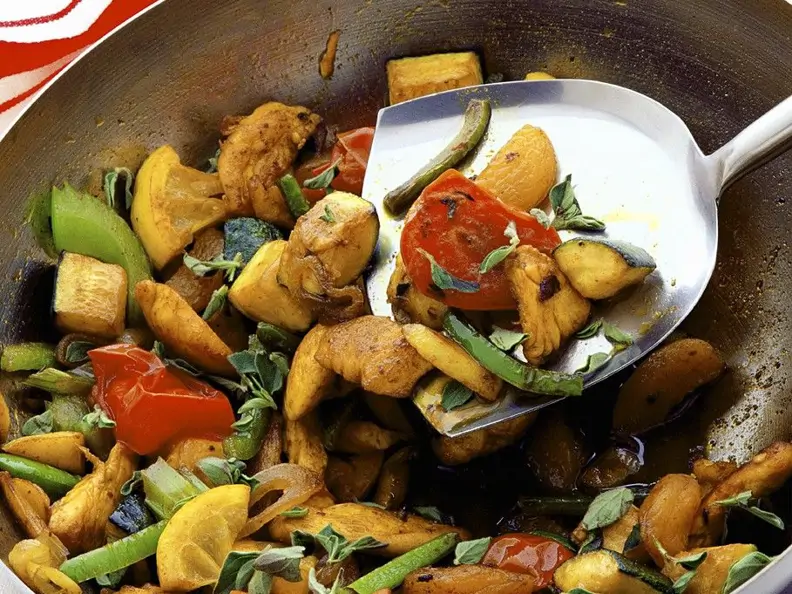 Low Carb Hähnchen Pfanne