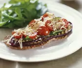 Mediterran gegrillte Kalbsschnitzel