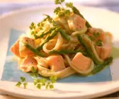 Nudeln mit Lachs