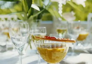 Kalte Melonensuppe