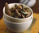 Lamm-Gemüse-Wok