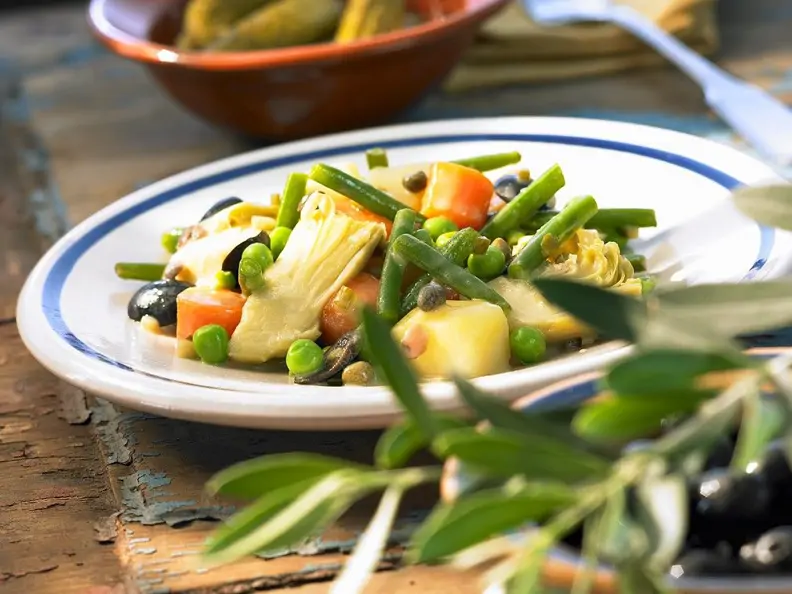 Pikanter Gemüsesalat