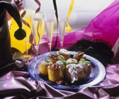 Gebackene Kartoffeln mit Matjestatar und Fischcreme