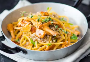 Steckrüben-Spaghetti