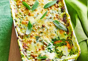 Kürbis-Salbei-Lasagne
