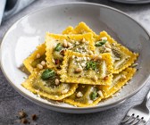 Dinkel-Ravioli