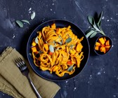 Cremige Kürbis-Pasta