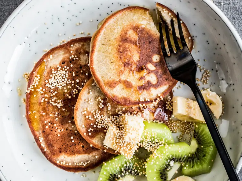 Buchweizen-Quark-Pancakes