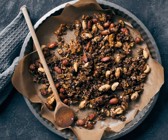 Granola aus Haferflocken und Kernen