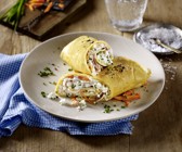 Pikanter Frühstücks-Wrap