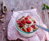 Vanillequark mit Erdbeeren