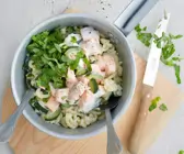 One-Pot-Pasta mit Lachs