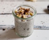 Schoko-Quark mit Banane