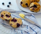 Heidelbeer-Kokos-Brötchen