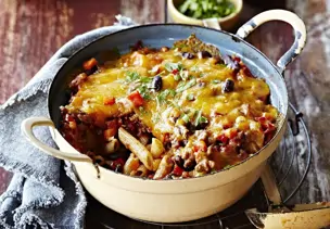 Mexiko-Nudelgratin