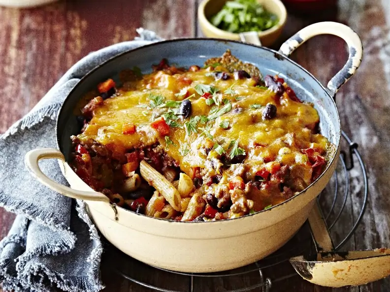Mexiko-Nudelgratin