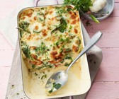 Spinat-Petersilien-Lasagne