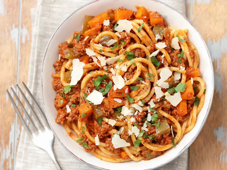 Smarte Pasta bolognese