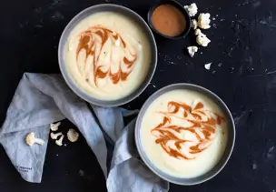 Vegane Blumenkohlsuppe