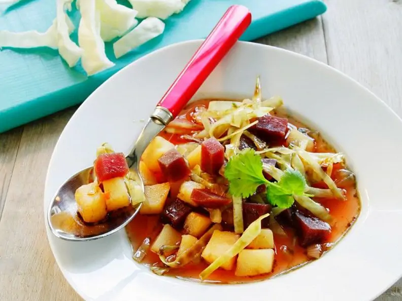 Veganer Borschtsch