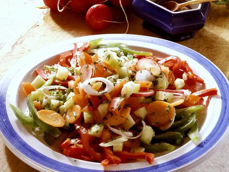 Gemüsesalat vegan