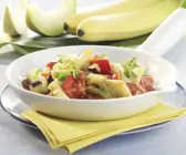 Paprika-Melonen-Pfanne
