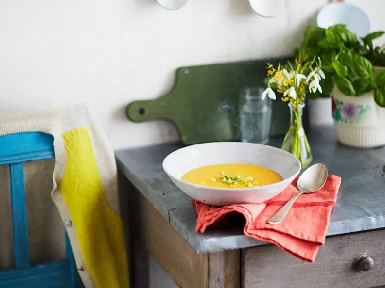 Gemüsesuppe aus dem Backofen