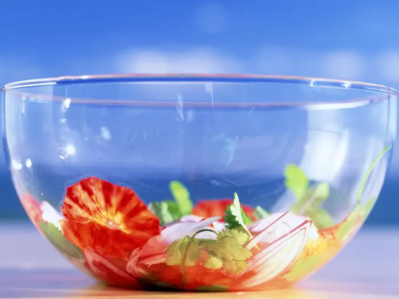 Blutorangensalat mit Zwiebeln und Rettich