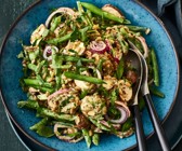 Lauwarmer Bohnensalat