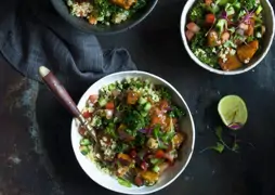 Quinoa-Taboulé mit Grünkohl