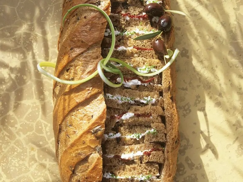 Gefülltes Brot
