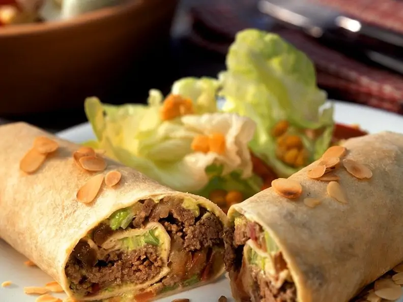 Enchiladas mit Hackfleischfüllung