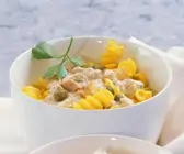Spiralnudeln mit Thunfisch