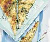 Frühlingszwiebel-Kümmel-Tarte