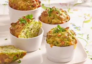 Pikante Brokkoli-Muffins