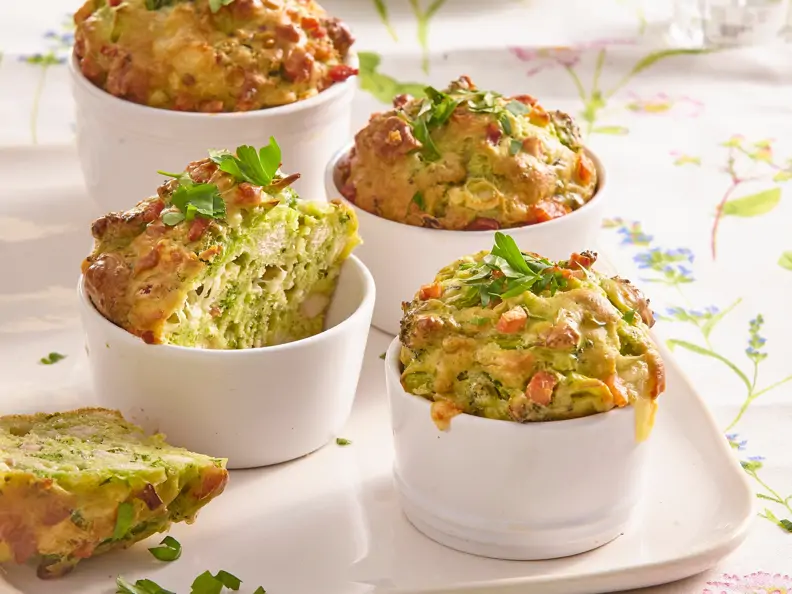 Pikante Brokkoli-Muffins