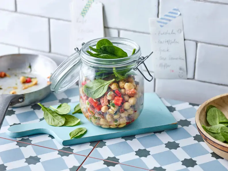Würziger Kichererbsensalat