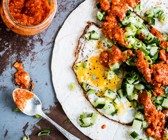 Tortilla mit Spiegelei