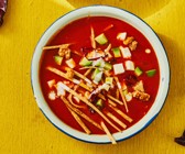 Mexikanische Tortilla-Suppe