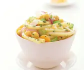 Makkaroni mit Kichererbsen