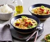Fruchtiges Garnelen-Curry