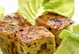 Gemüseauflauf-Würfel