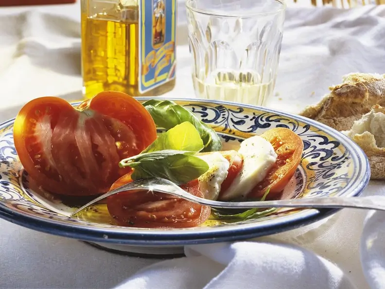 Tomaten mit Mozzarella
