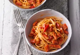 Nudeln mit Paprika