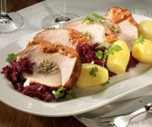 Gefüllter Schweinebraten