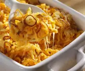 Gratinierte Kürbis-Spätzle