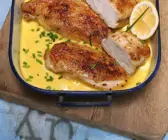 Hänhchen mit Zitronencreme